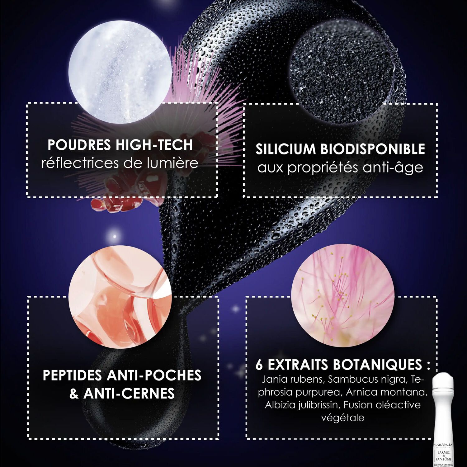 Larmes de fantôme - Coffret Roll-On 10ml + Mascara Liposourcils Châtain 5ml