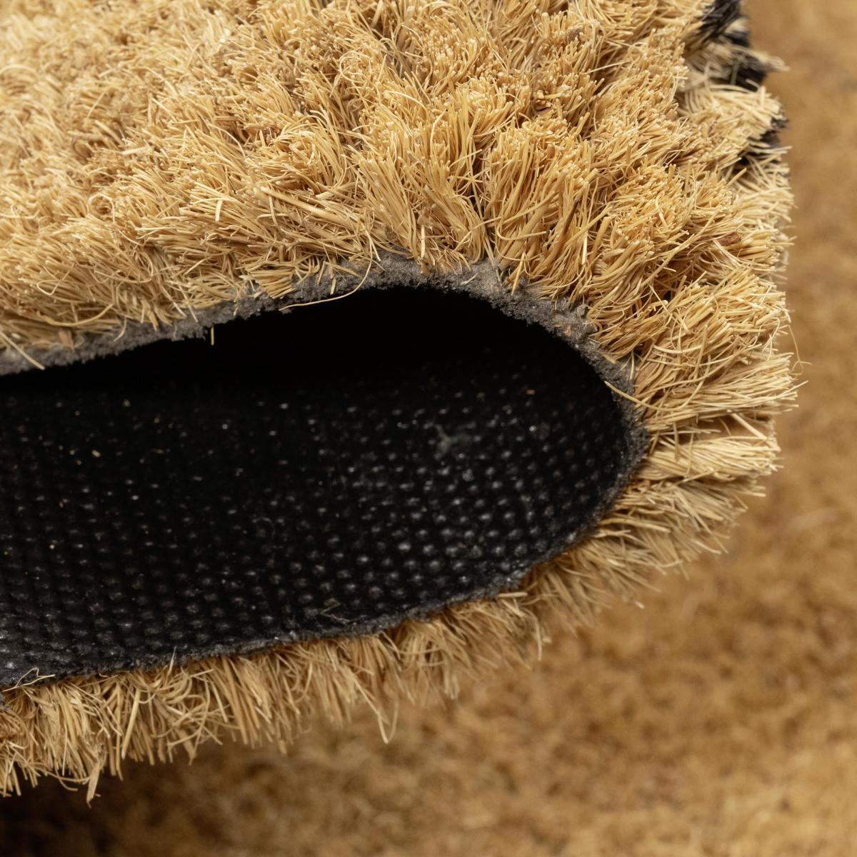 Paillasson motif texte en relief, chaleureux, NID