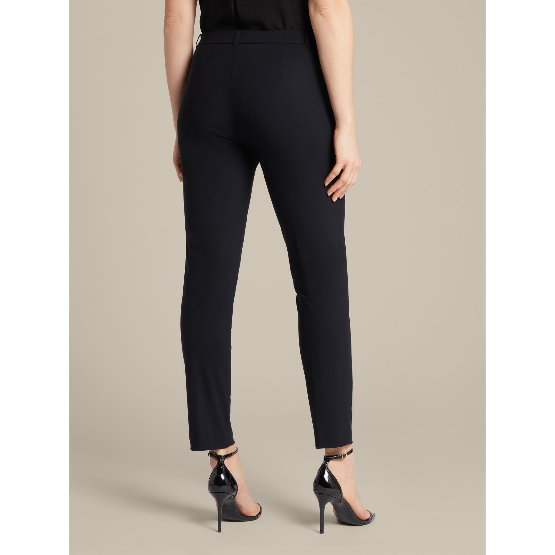 Elena Mirò - Pantalones slim en tejido de punto Sensitive® - Negro