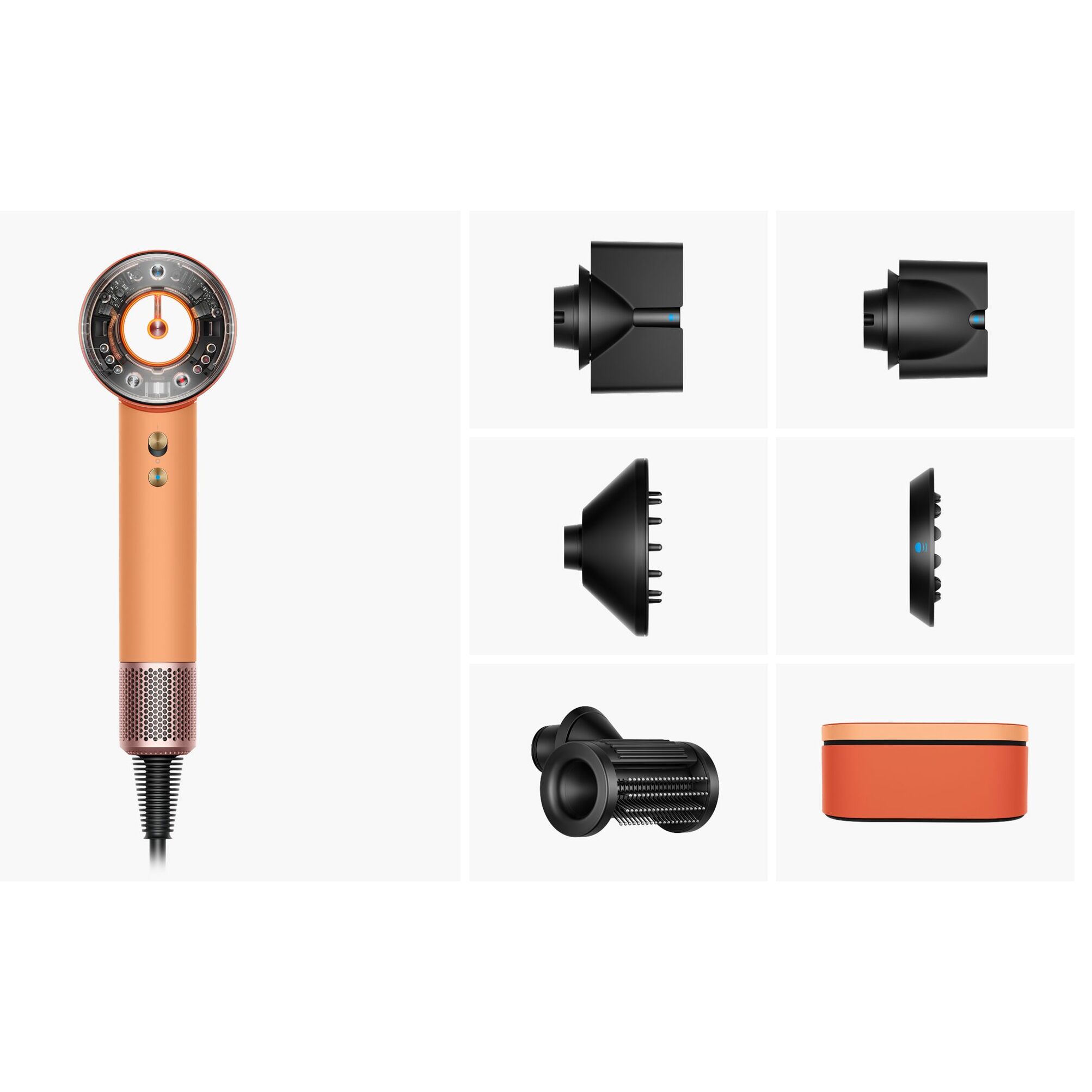 Asciugacapelli Dyson Supersonic Nural™ - Lisci e mossi (Ceramic Apricot)