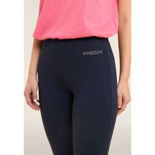 Leggings Aderenti con Fondo a Zampa e Vita Regular