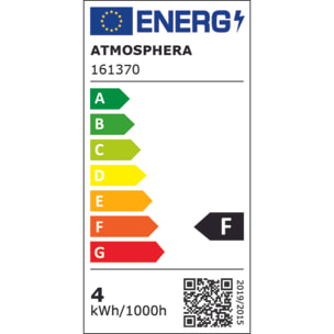 Ampoule LED "Globe" ambrée - filament droit E27 D13 cm