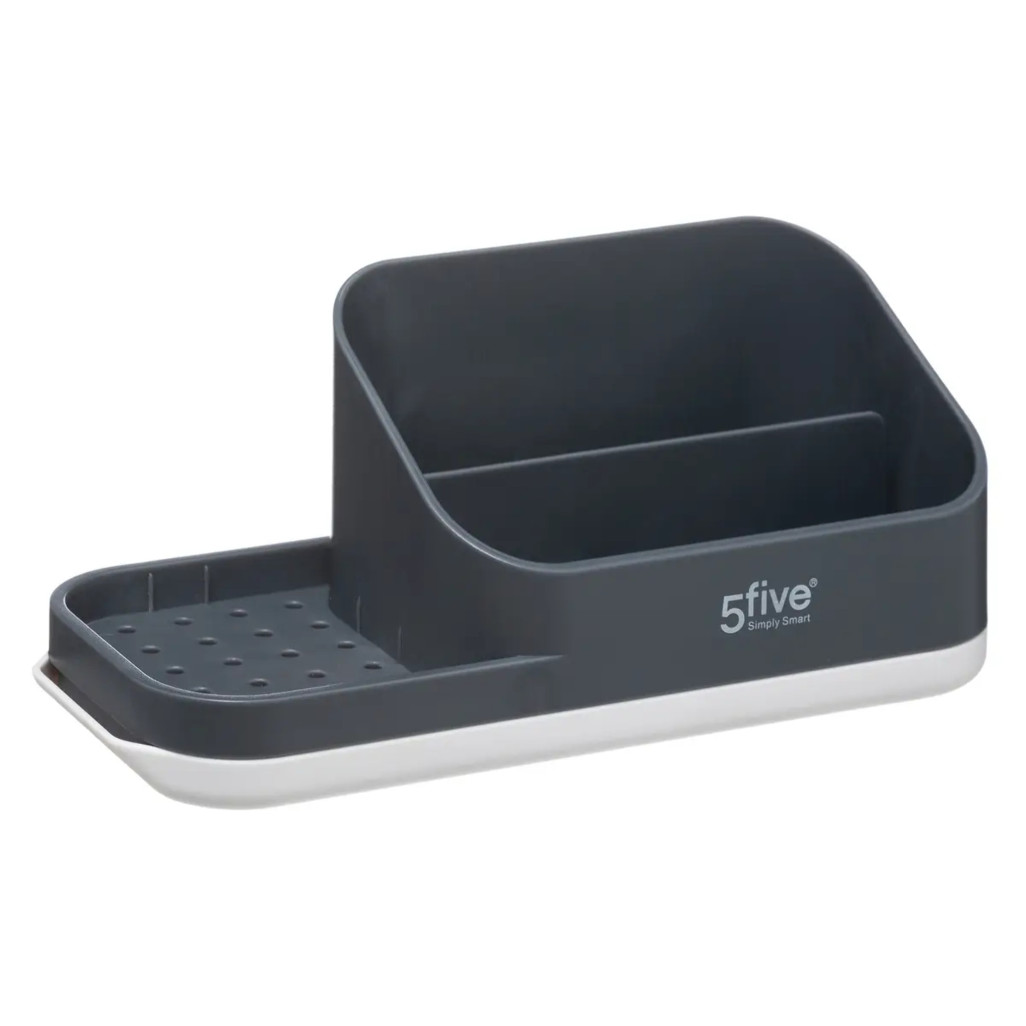 Organiseur évier avec distributeur 300ml "Néo" gris