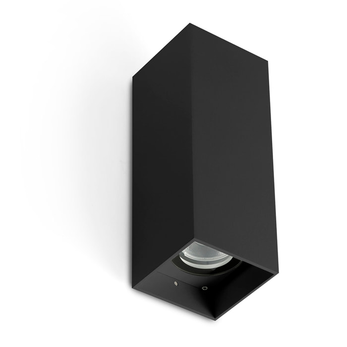 KOV 2L Lampada da parete piazza nero 3000K 23°/23°