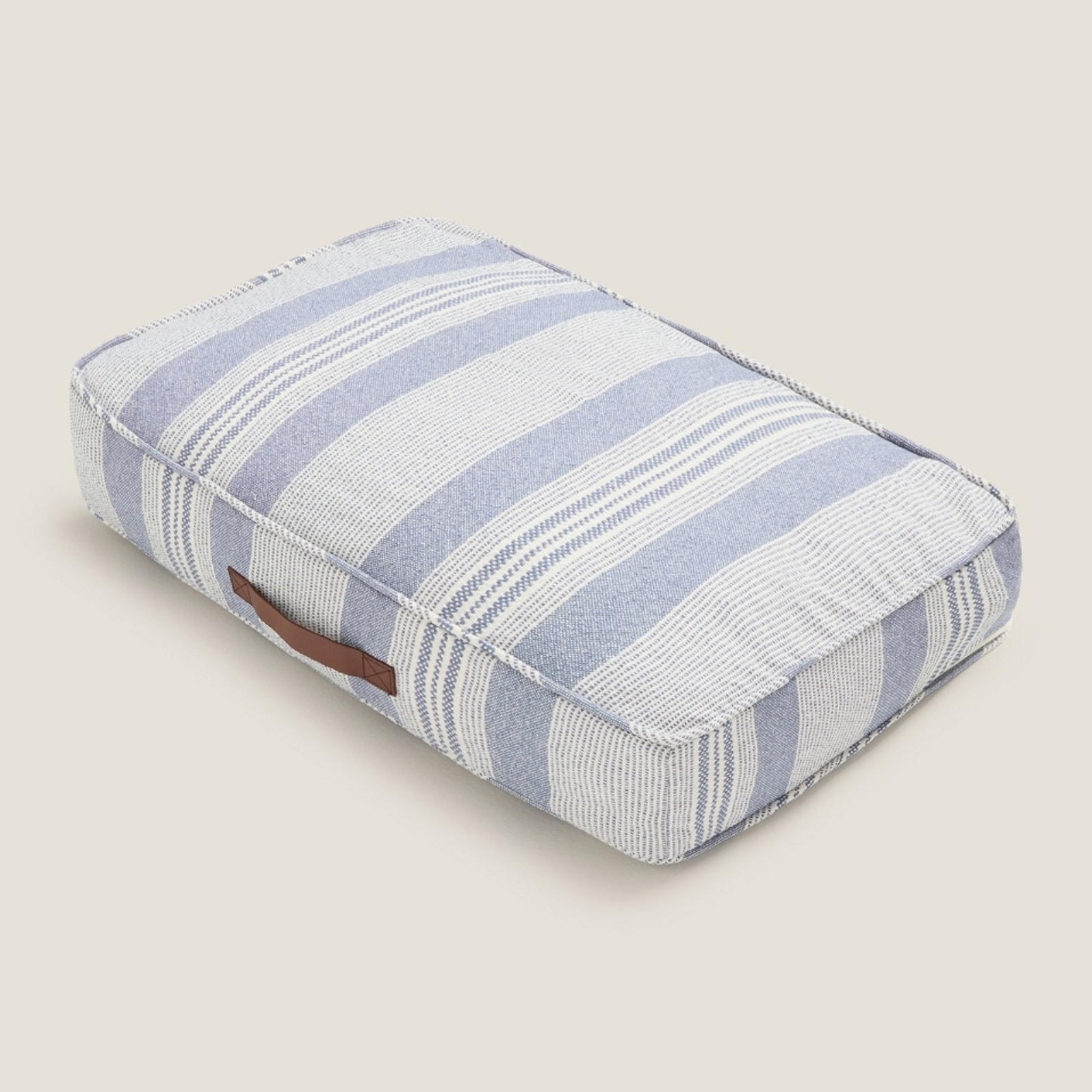 Cojín palet rayas Liraticompleto color azul