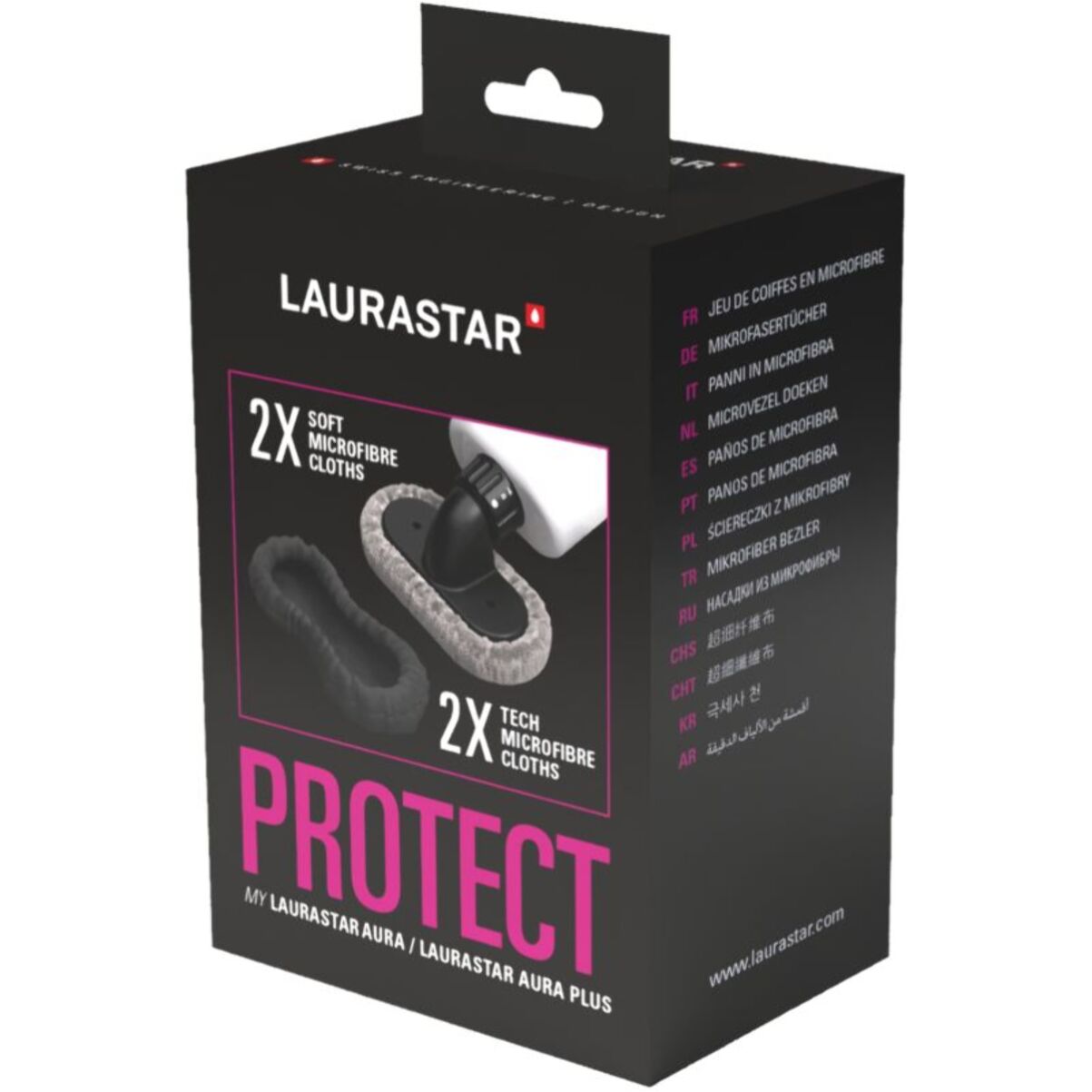 Lingettes et serpillères LAURASTAR en microfibres x4