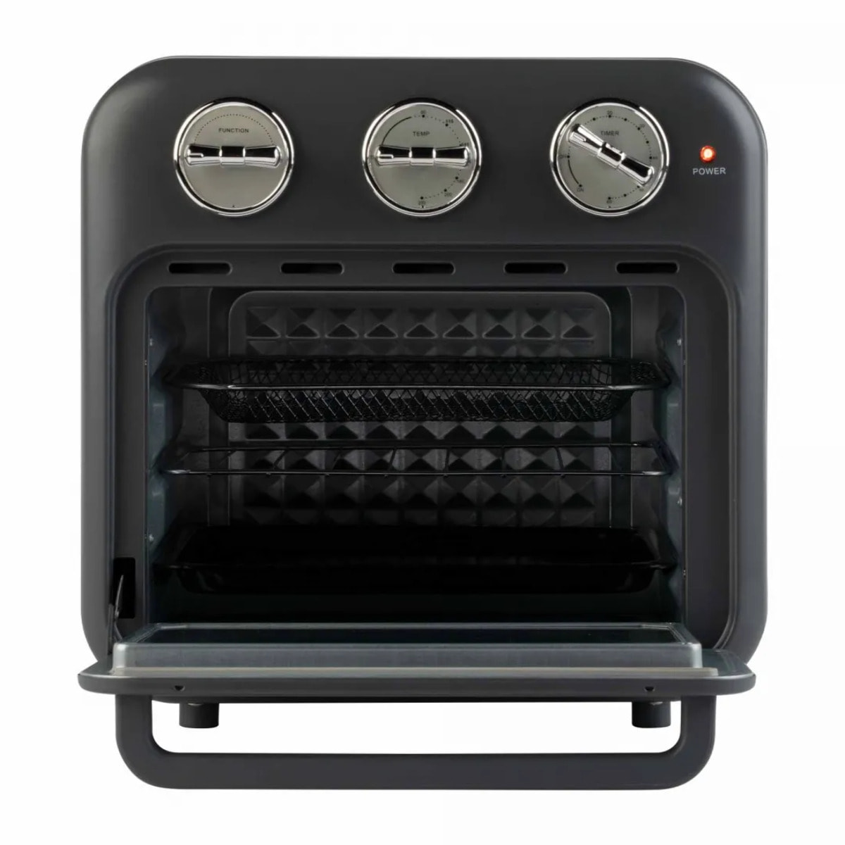 Freidora de aire y horno JATA JEFR1816 de 16 litros. Con temporizador. Puerta abatible. 1400 W