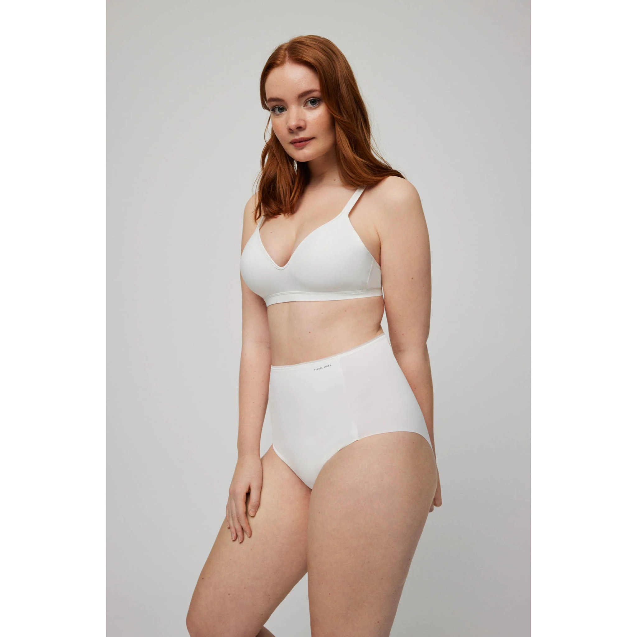 Mutandina alta da control bianca