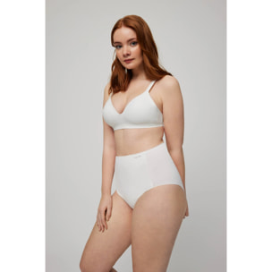 Mutandina alta da control bianca