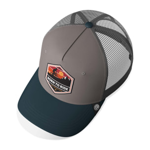 Gorra Trucker Born to Ride Gris The Indian Face para hombre y mujer