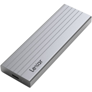 Disque dur SSD externe LEXAR 2To Finition alu + Rugged Bumper