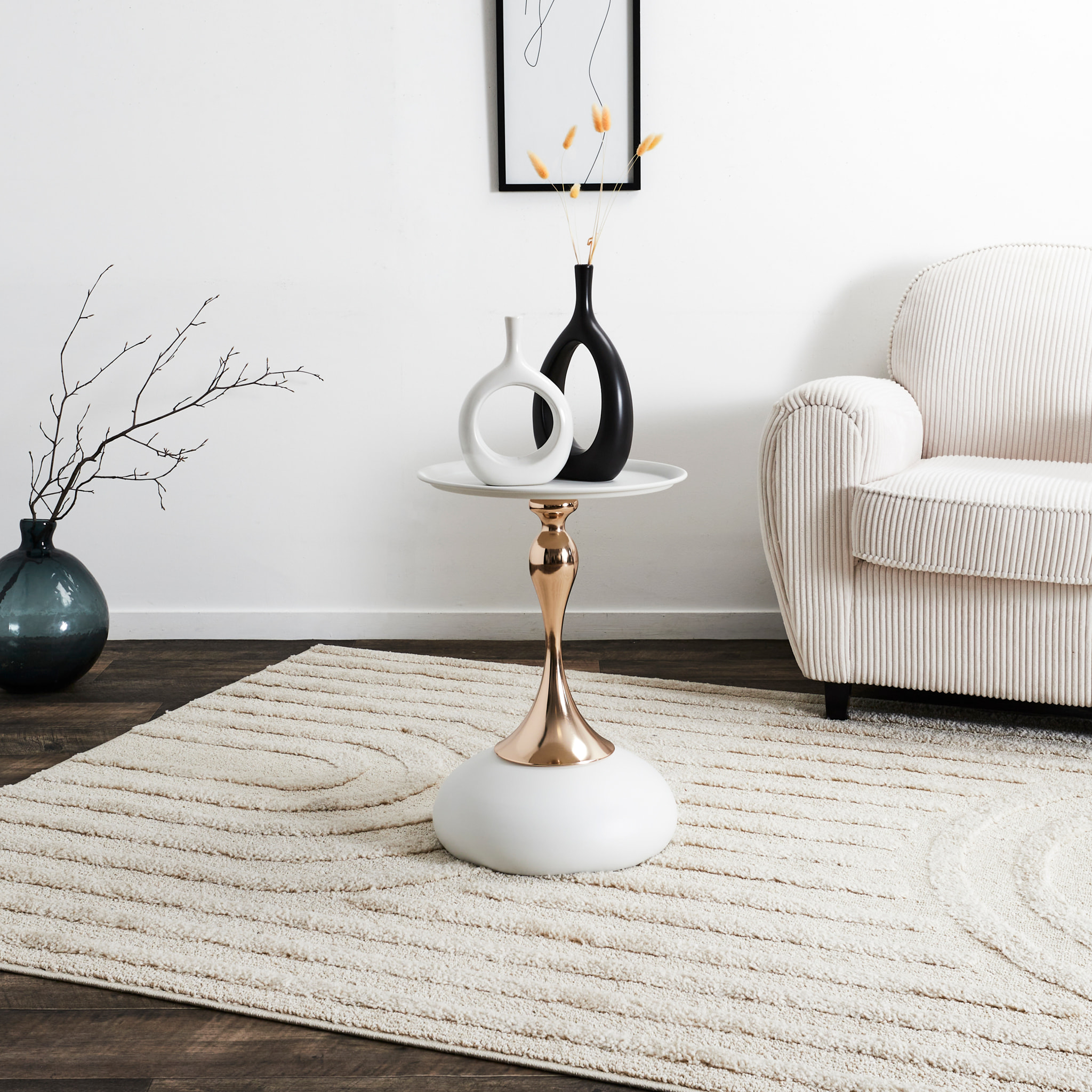 Table D Appoint Portobello Blanc