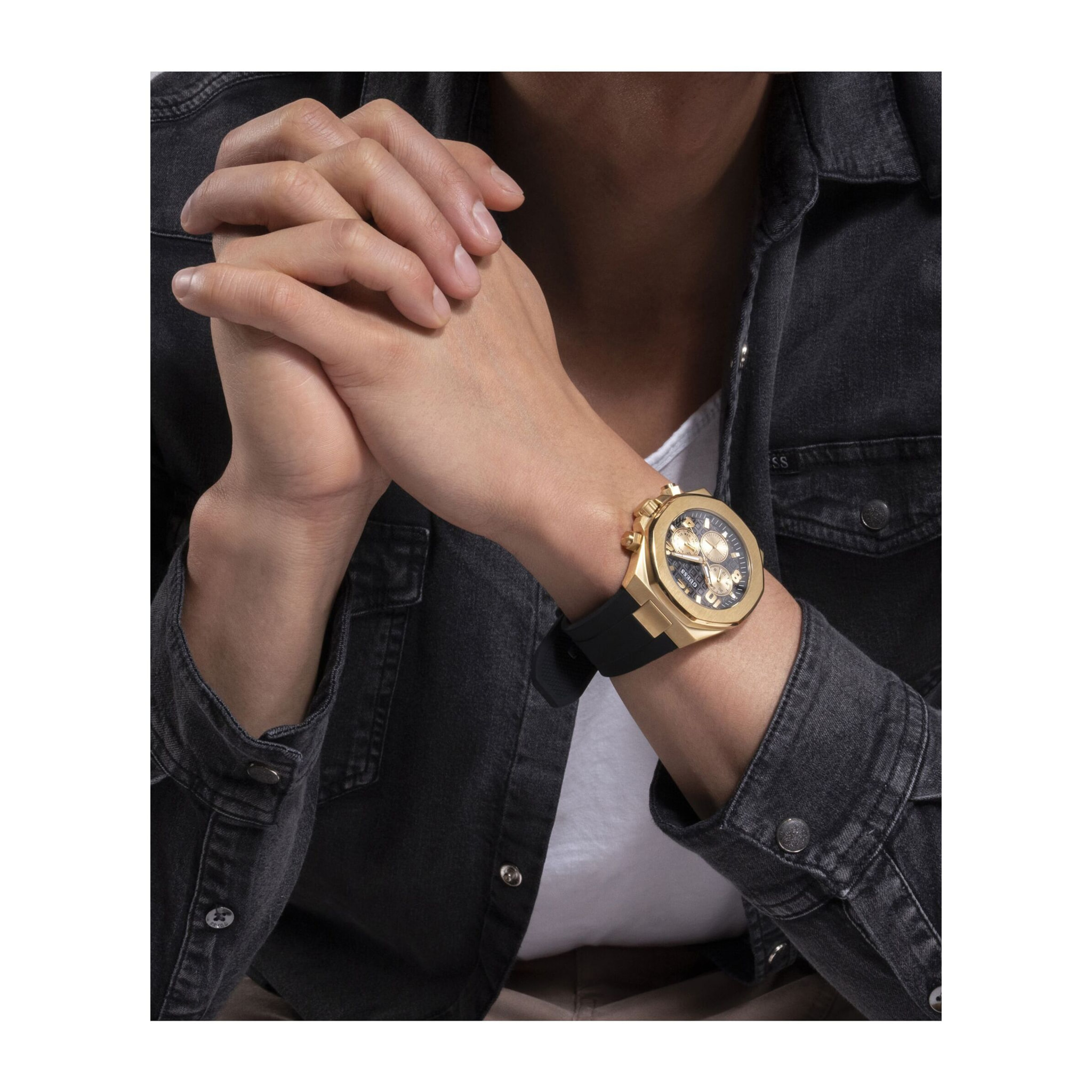 Guess Reloj Analógico De Cuarzo. Gs Empire