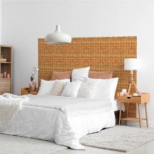 Rouleau revêtement adhésif vinyle au mètre - Sticker mural tête de lit - ROTIN MIEL