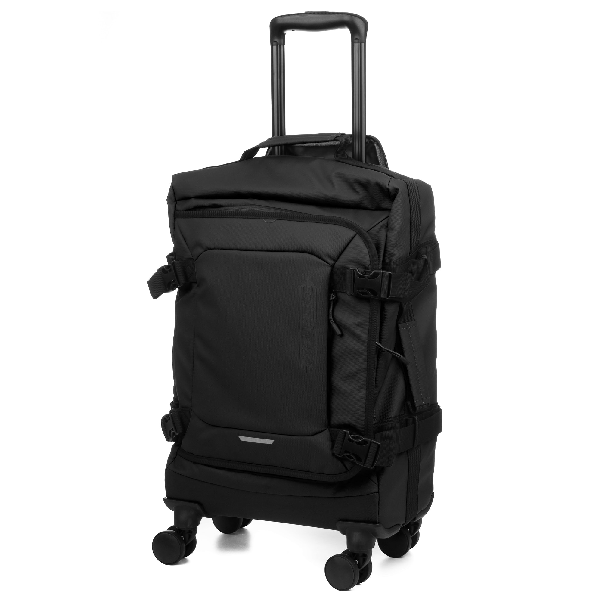 Juego de 3 maletas flexibles de tejido repelente al agua, reflectantes y de alta durabilidad.