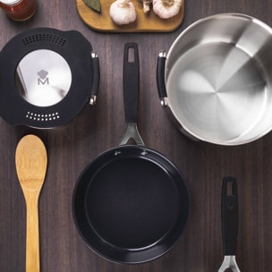 Juego de sartenes de Ø20Ø24Ø28cm en acero inoxidable MasterPRO