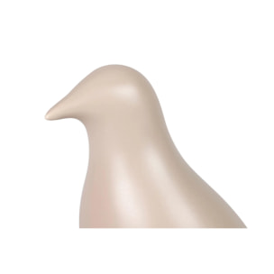 Pajaro Ceramica Beige 24x10x20 Cm