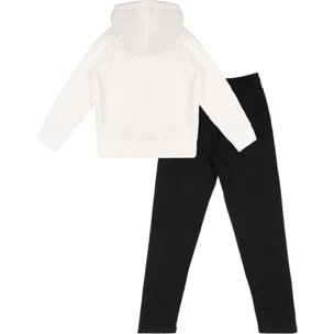 Tuta invernale da bambina con cappuccio e zip "Relaxed"