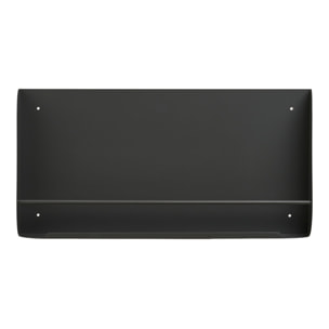 Mensola da parete Volterra in metallo grigio scuro 60×30 cm