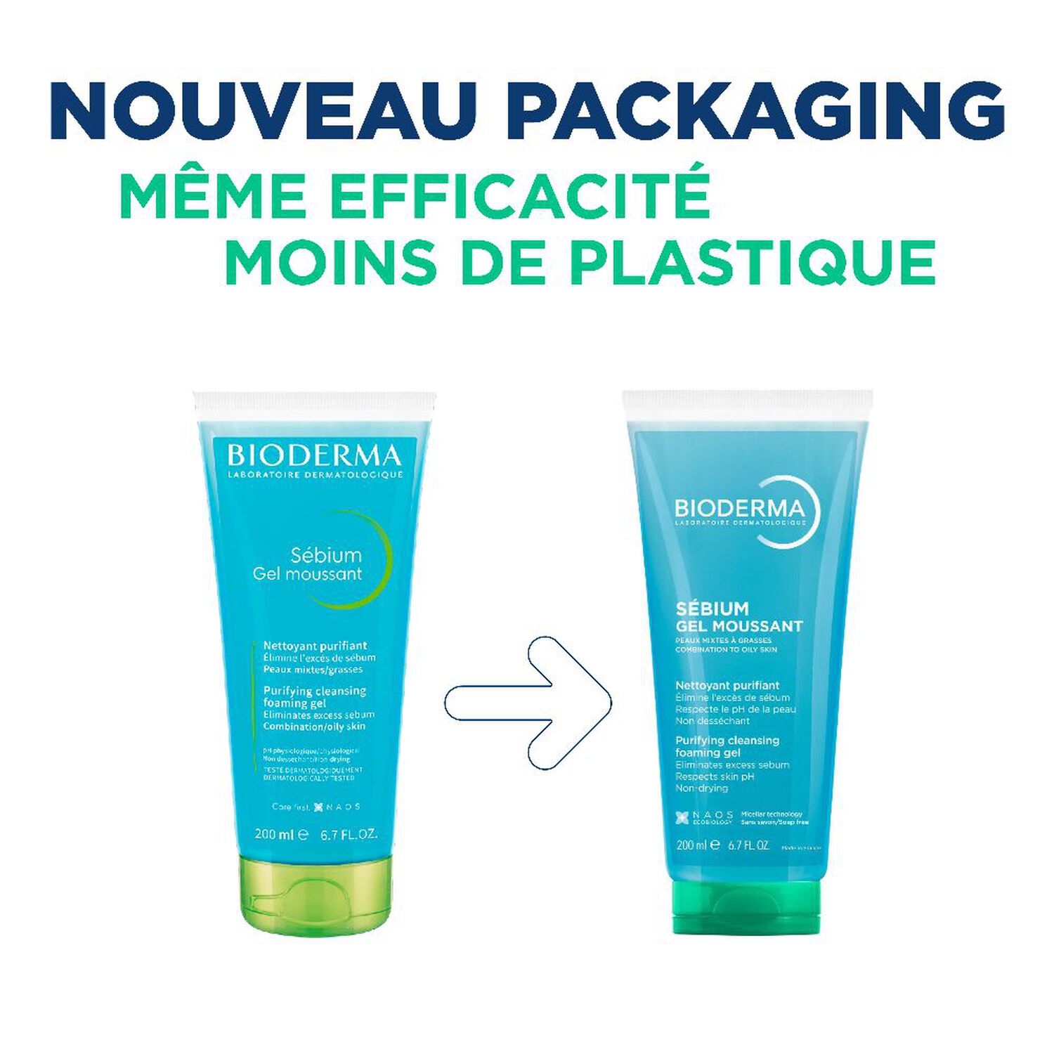Sebium - Gel Moussant Nettoyant Purifiant 200ml