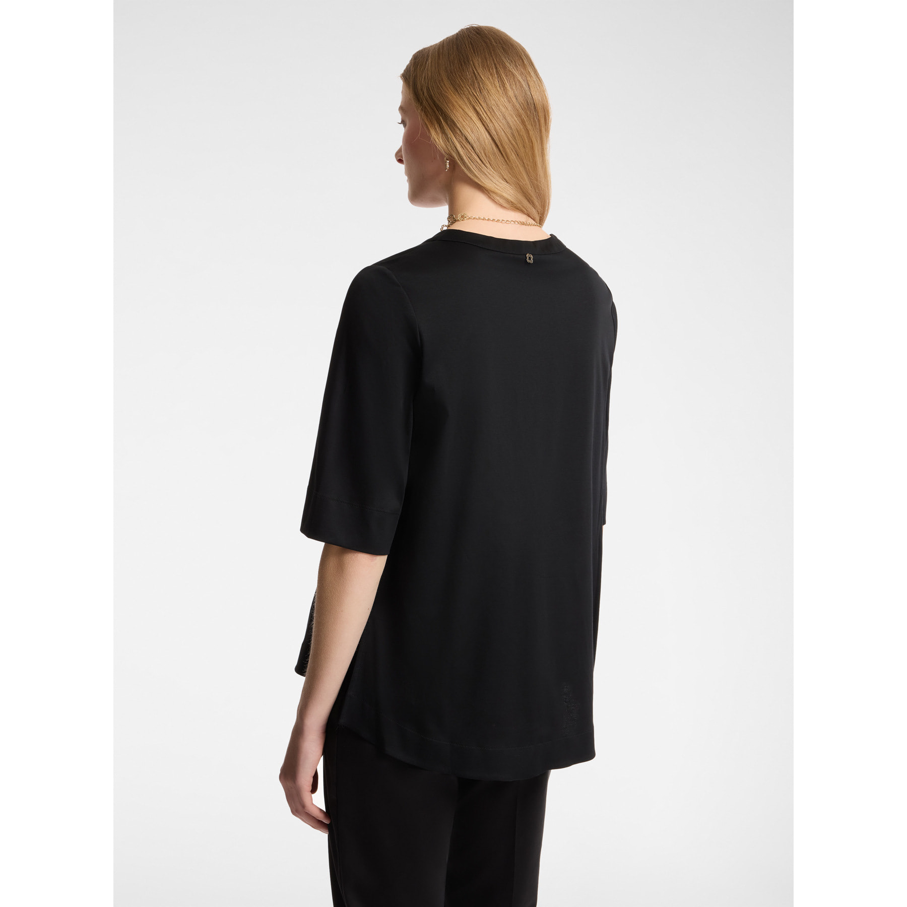 Elena Mirò - Camiseta holgada - Negro