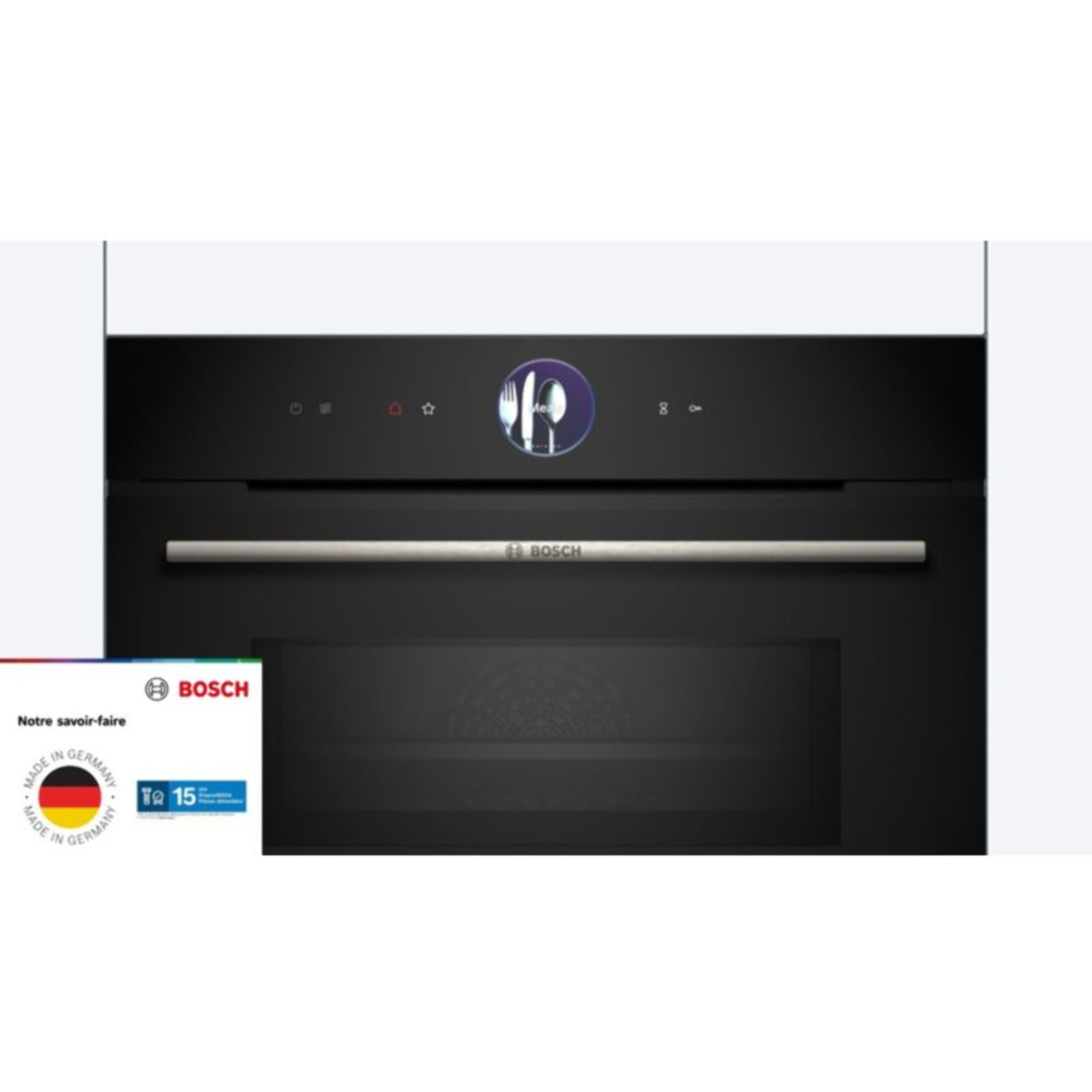 Four micro onde combiné BOSCH CMG7761B1 série 8 Air Fry