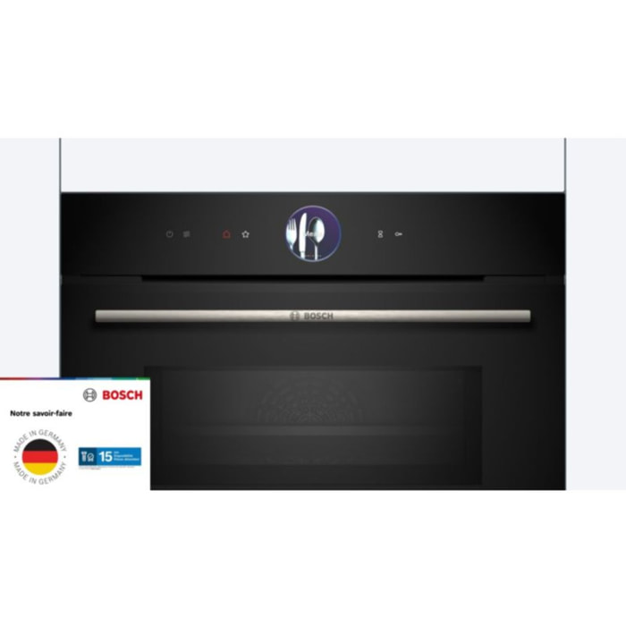 Four micro onde combiné BOSCH CMG7761B1 série 8 Air Fry