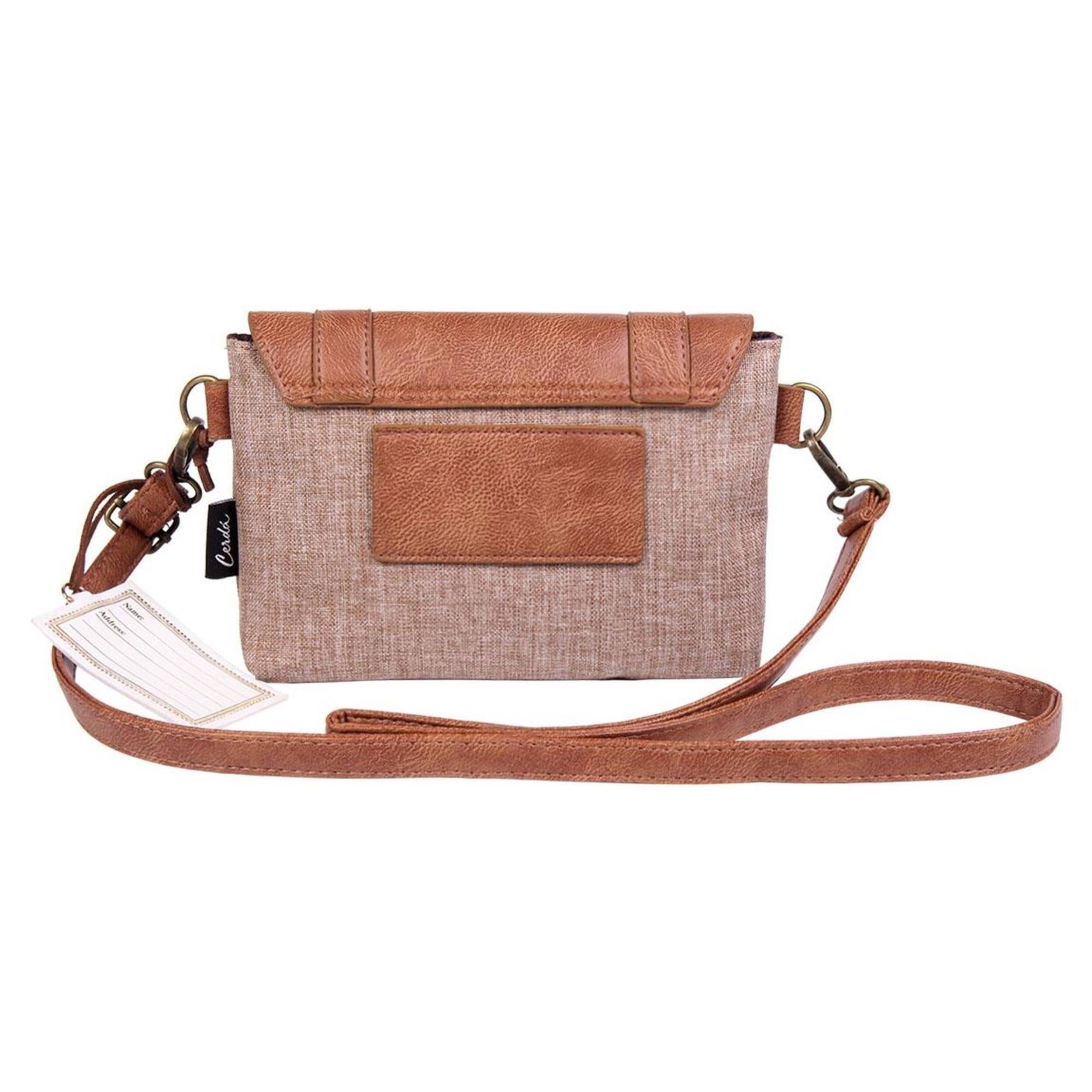 Bolso riñonera harry potter licencia oficial warner bros mujer, marrón