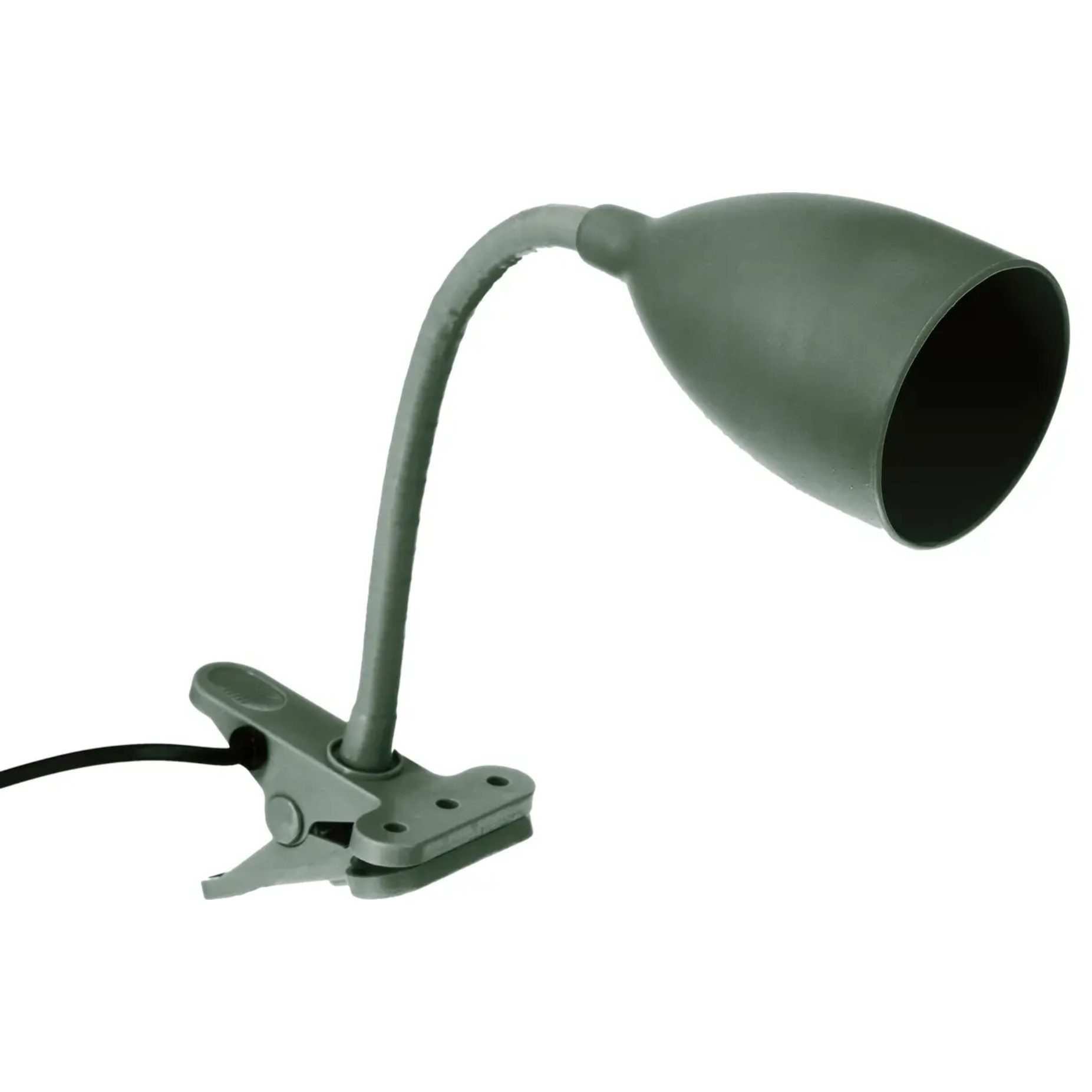 Lampe pince "Sily" vert jade H43cm