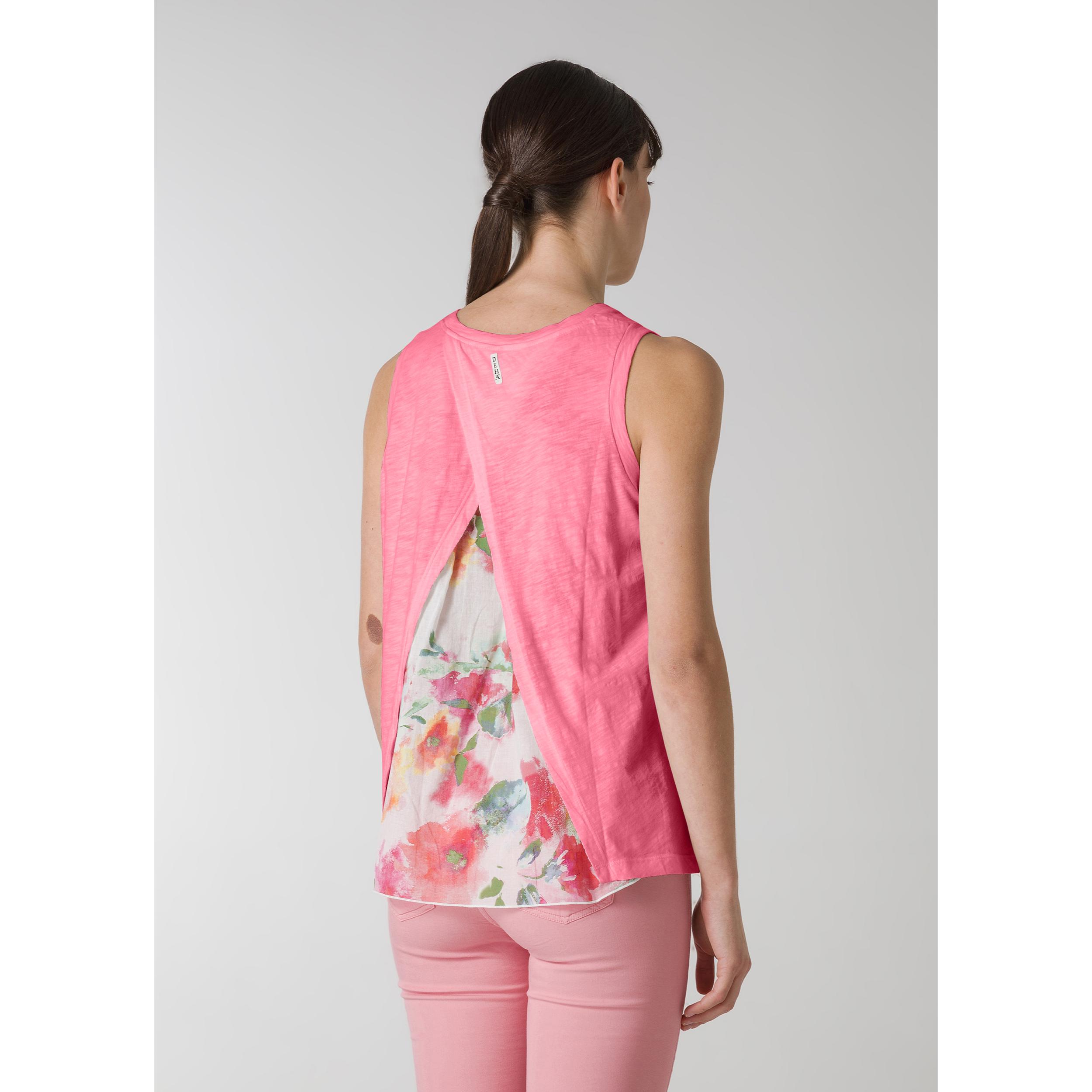 DEHA - Canottiera COMBINED TANK TOP in cotone per donna