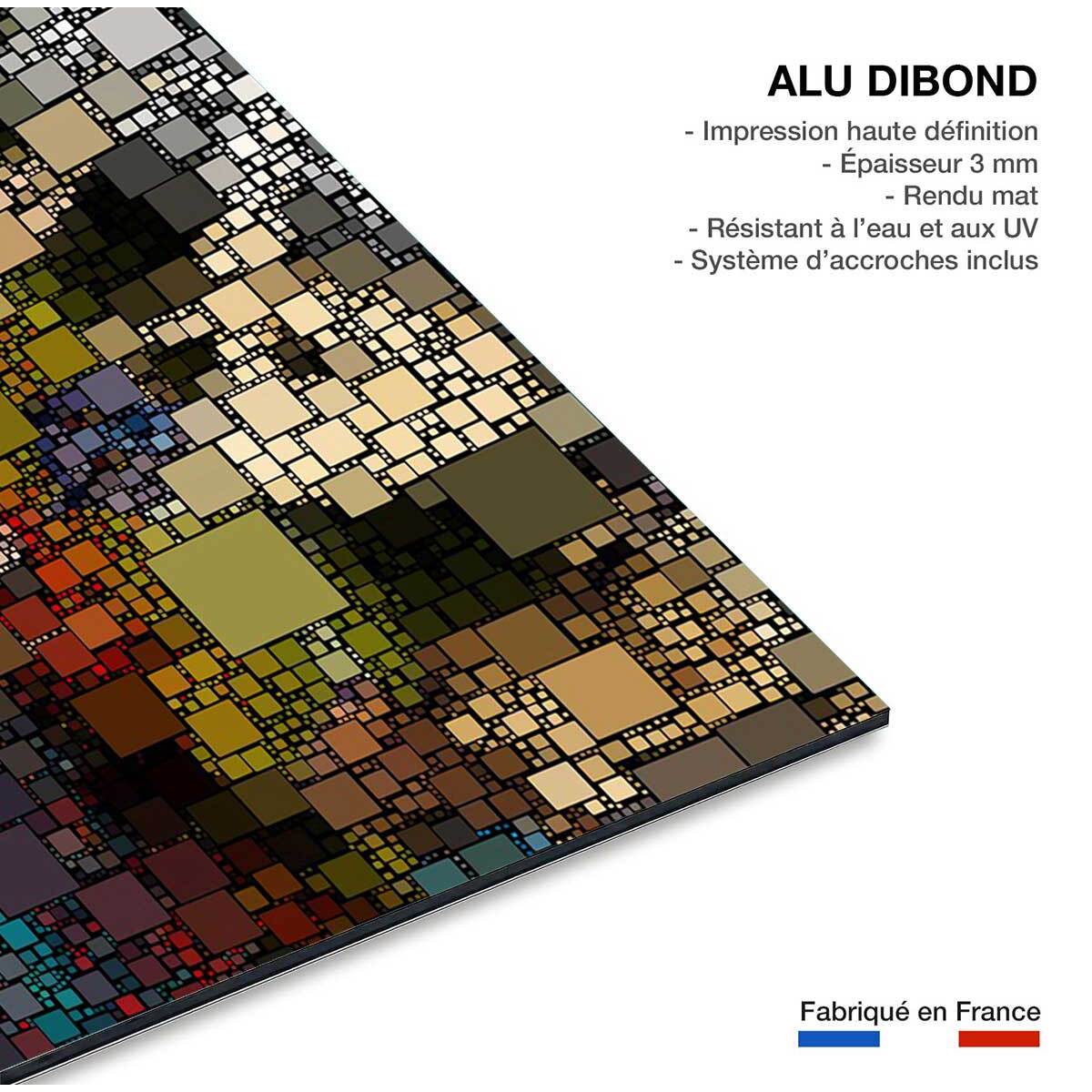 Tableau vitraux sagrada familia Tableau alu Dibond