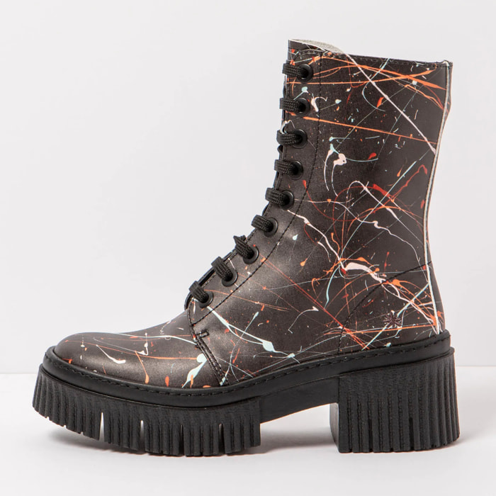 Botines con tacón 1375F FANTASY PAINTED/YORK color Painted