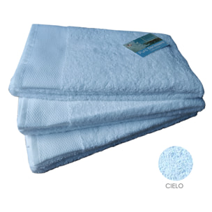 Set salvietta 3 pezzi 60x110 cm cielo
