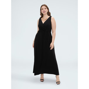 Fiorella Rubino - Vestido Dream con escote en V - Negro