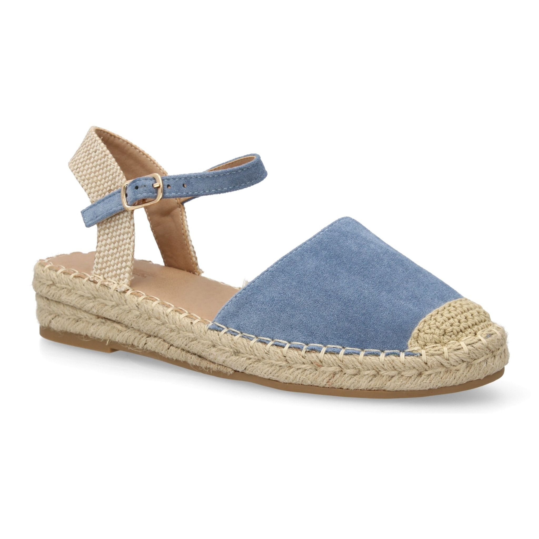 Alpargata mujer yute comoda cierre de hebilla