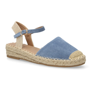 Alpargata mujer yute comoda cierre de hebilla