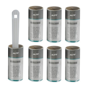 Brosse rouleau adhesive à  vêtement + 6 recharges 3M MSV