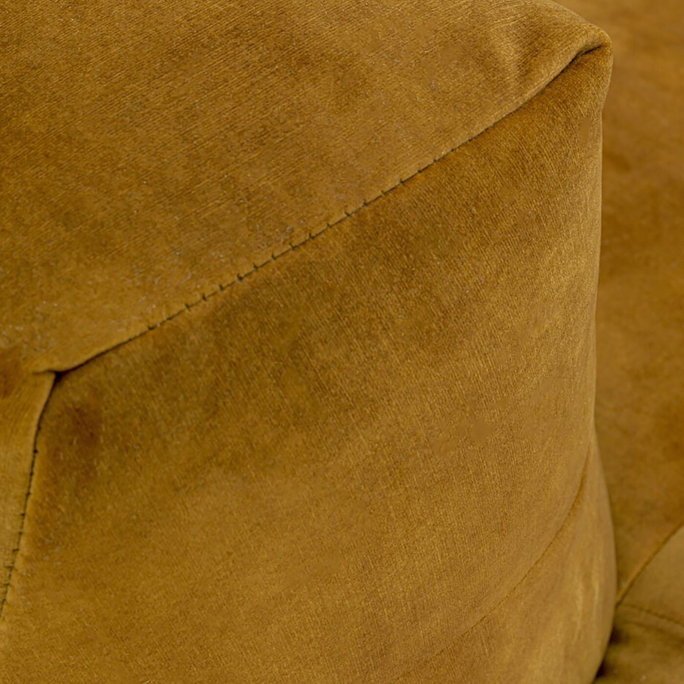 Canapé d'angle Salamanca XL velours ocre droite Kare Design