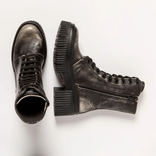 Botines con tacón 1375 ASPORT OFF WHITE/YORK color Off white