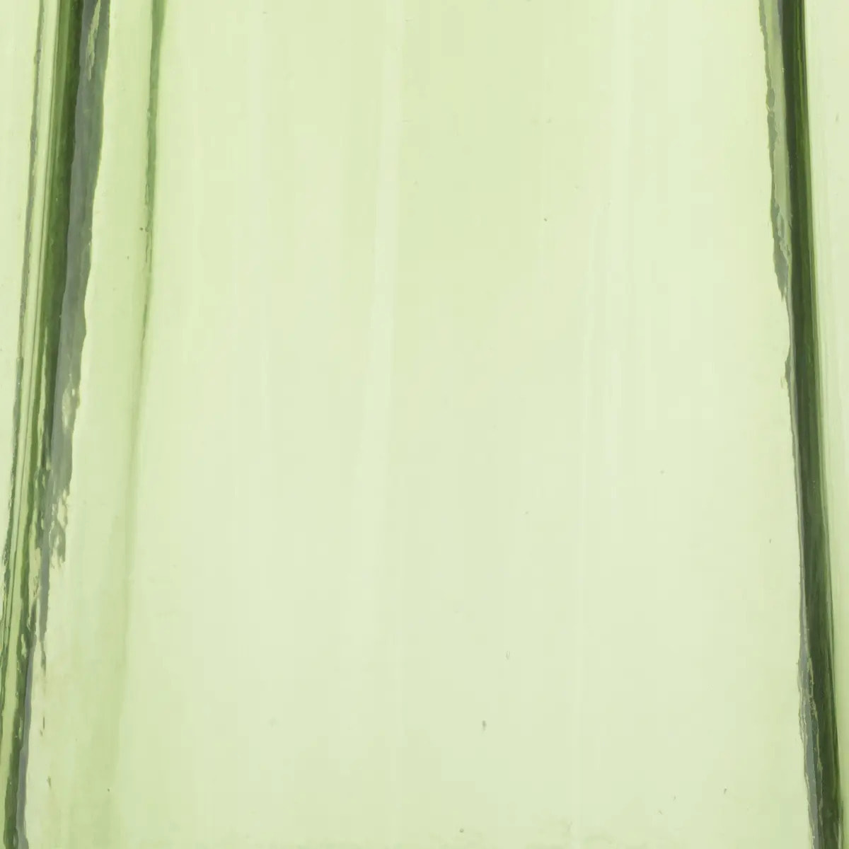 Vase verre vert H32cm