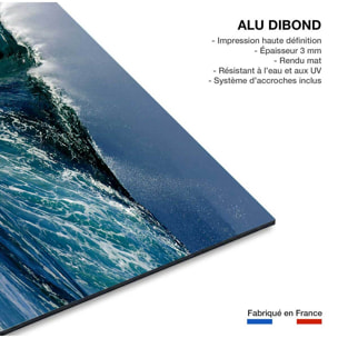 Tableau mer vague en mer  Tableau alu Dibond