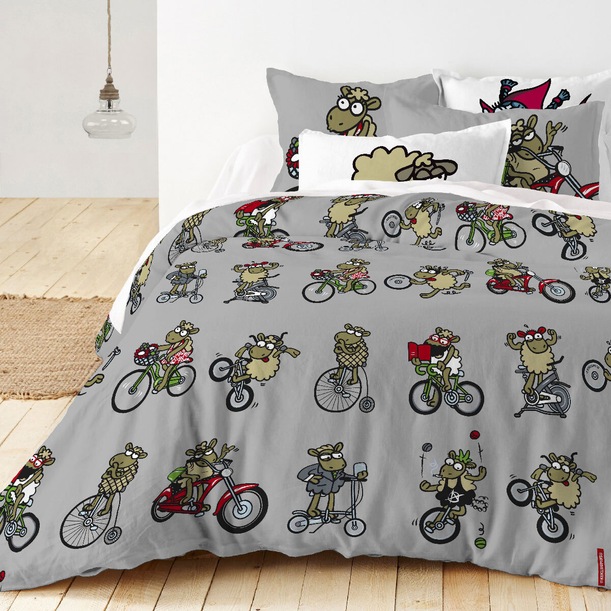 Funda Nórdica Tribikes - 100% algodón -