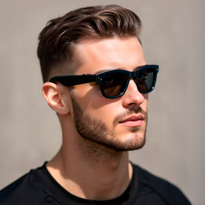 Gafas inteligentes M01, cámara integrada, control de música, inteligencia artificial, traducción de idiomas en tiempo real.