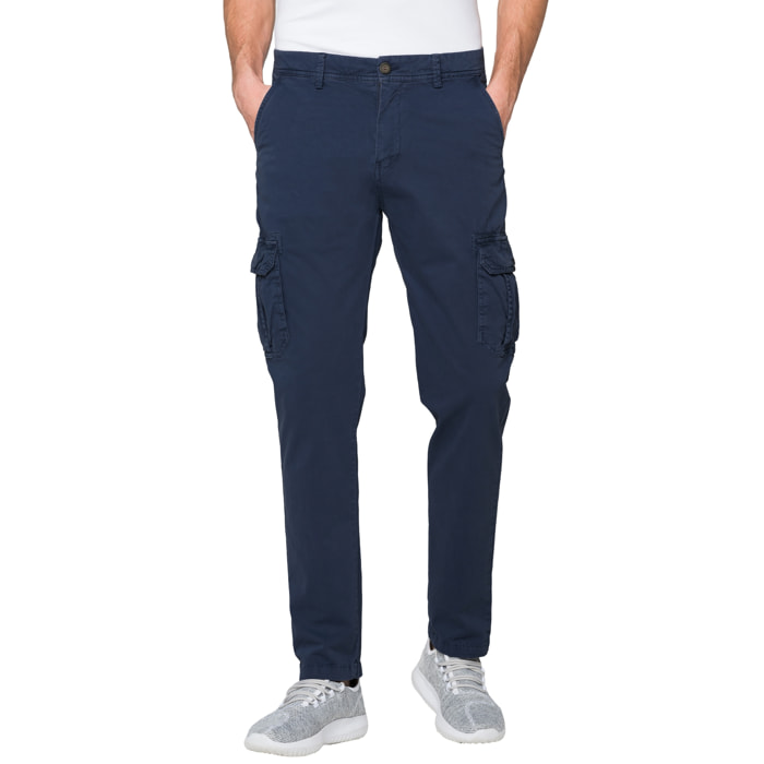 Pantalone Hot Buttered cargo Birrabeen blu chiaro