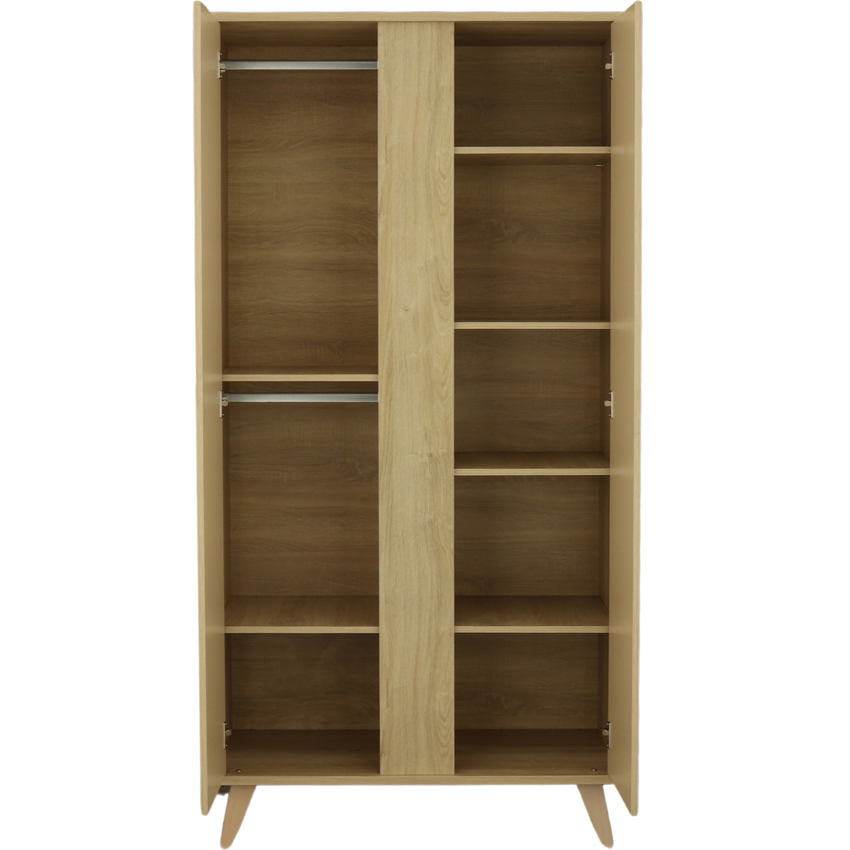 Armoire bébé 2 portes avec pieds bois