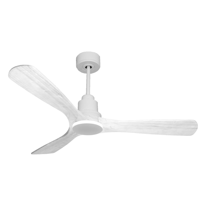 Ventilateur de plafond Réversible  Thermostat Wifi Moteur à courant continu Toits en pente Télécommande Hypersilence Mémoire Shopify Vendible (AUTOMATIQUE)