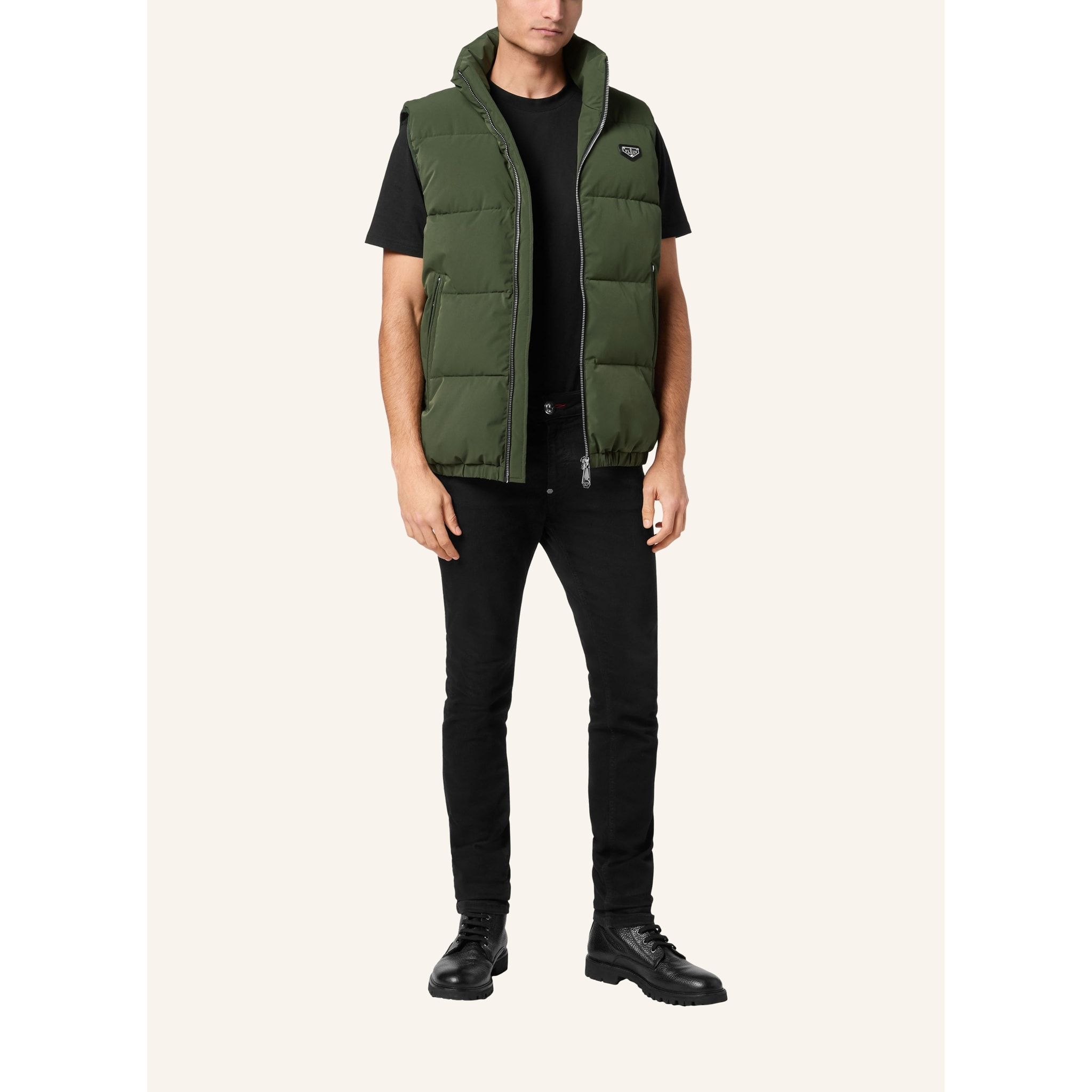 PHILIPP PLEIN Gilet in piuma