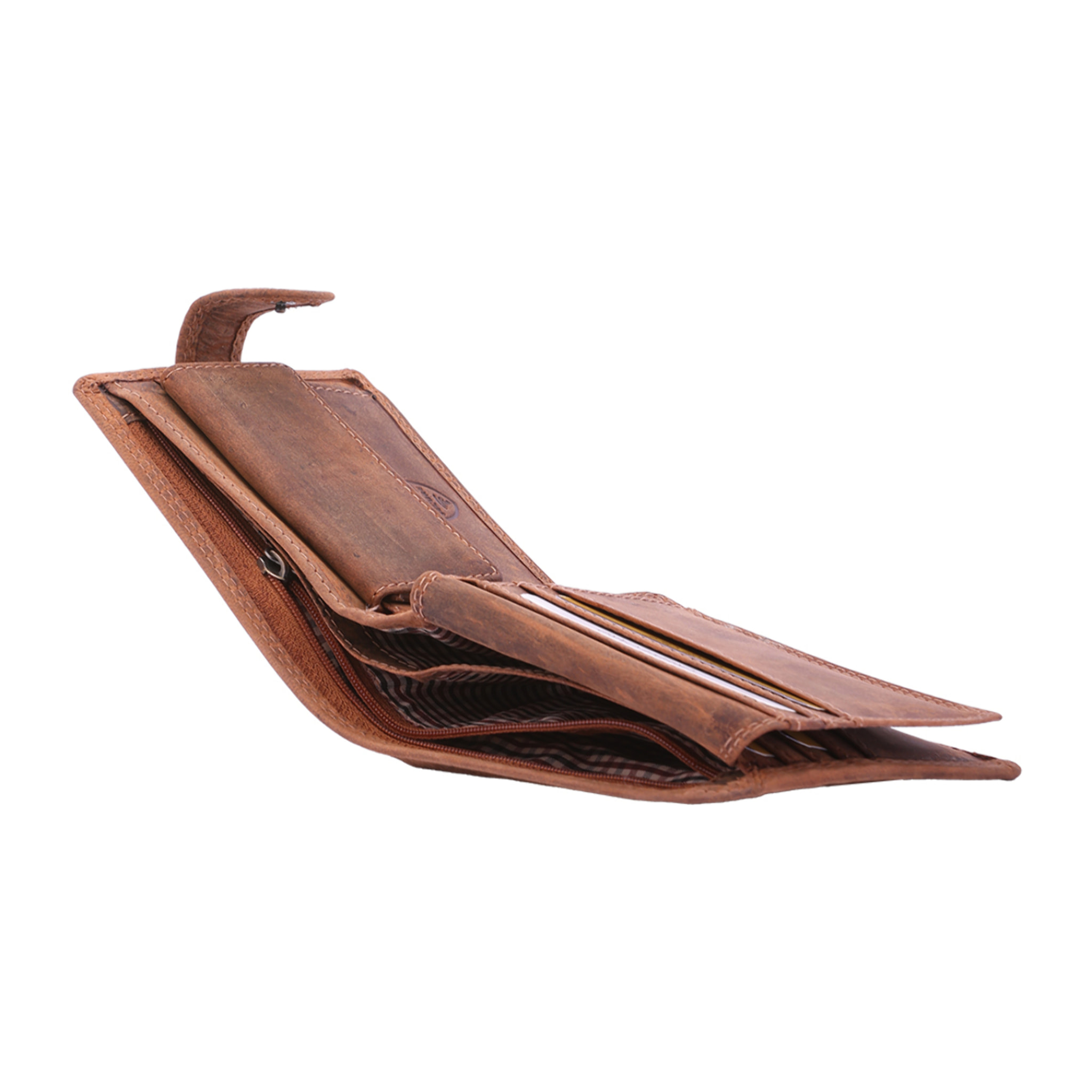 Portafoglio  da uomo In Vera pelle Made in Italy 10x12,5x3 cm