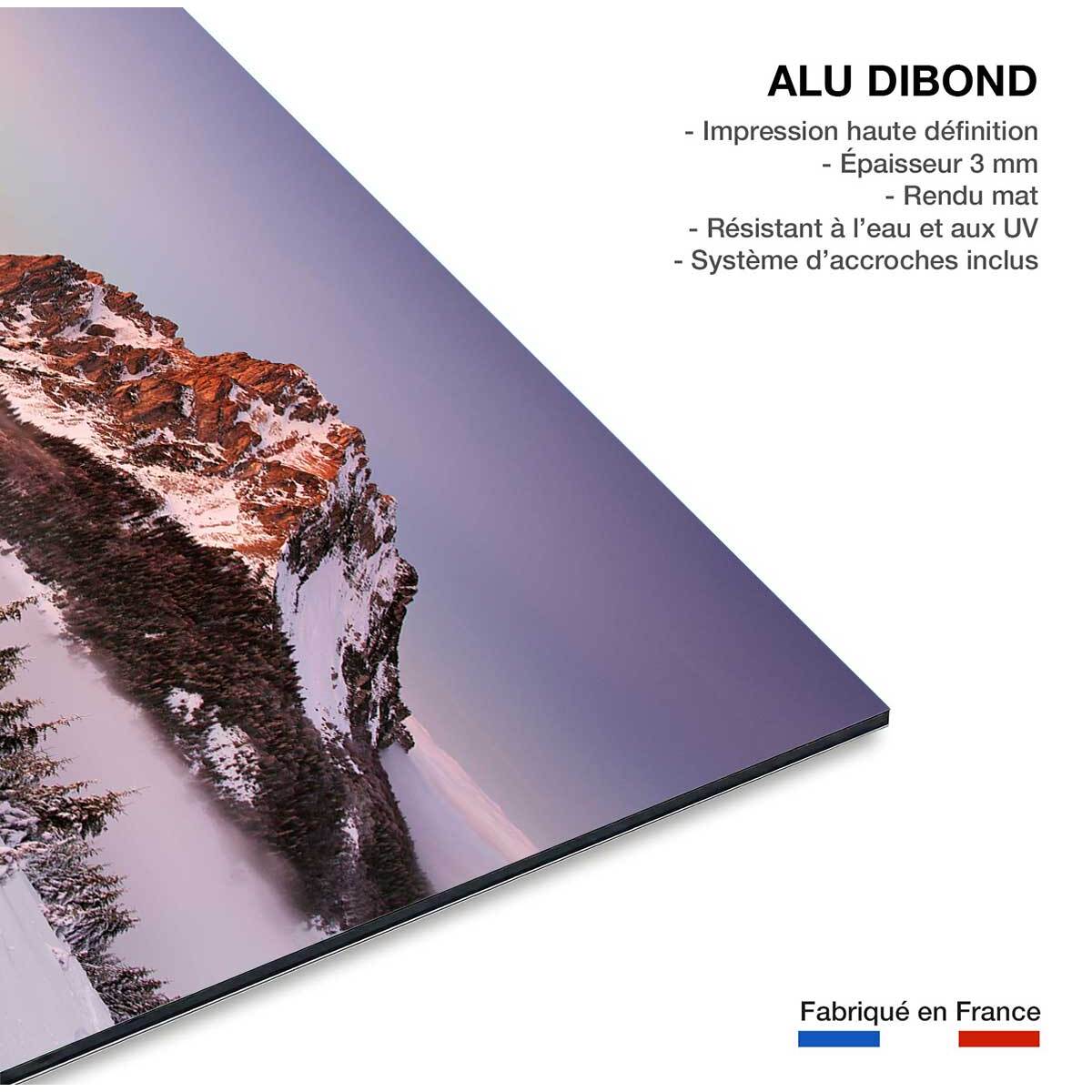 Tableau mont Ve?ký Rozsutec Tableau alu Dibond