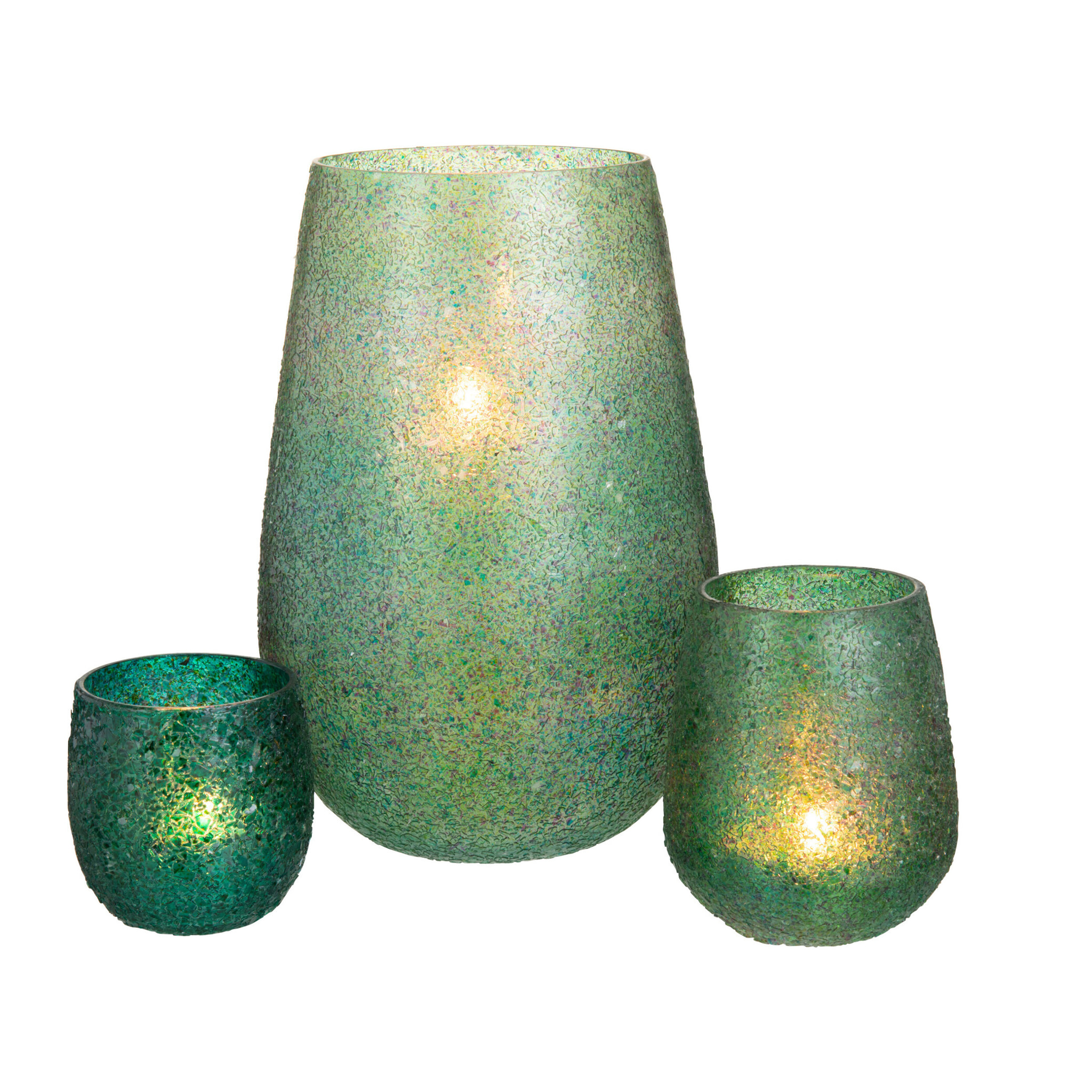 J-Line photophore Tom - verre - vert - large